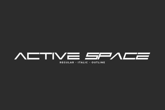 Active Space: A Modern Display Font for Digital Branding
