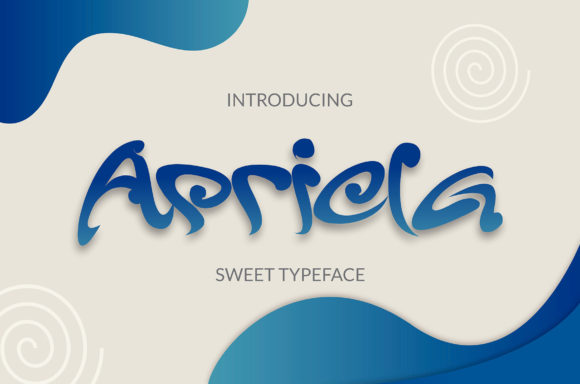 Apriela: A Chic Display Font for Professional Branding