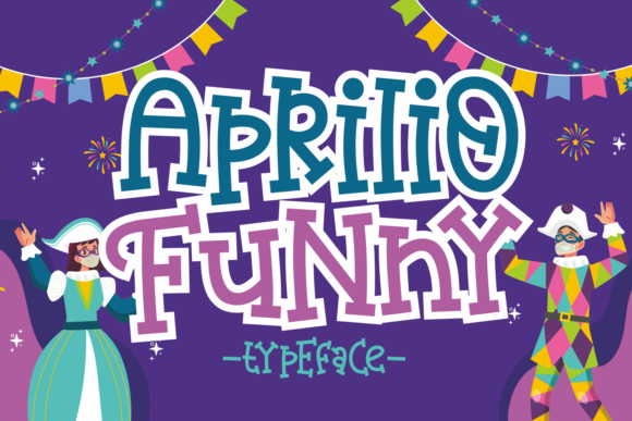 Aprilio Funny: A Playful Display Font for Editorial Creativity