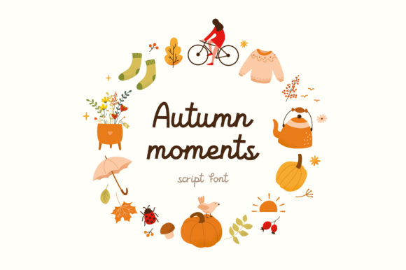 Autumn Moments: A Versatile Display Font for Business Branding