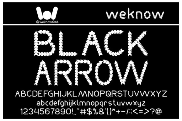 Black Arrow: A Premium Display Typeface for Creative Makers