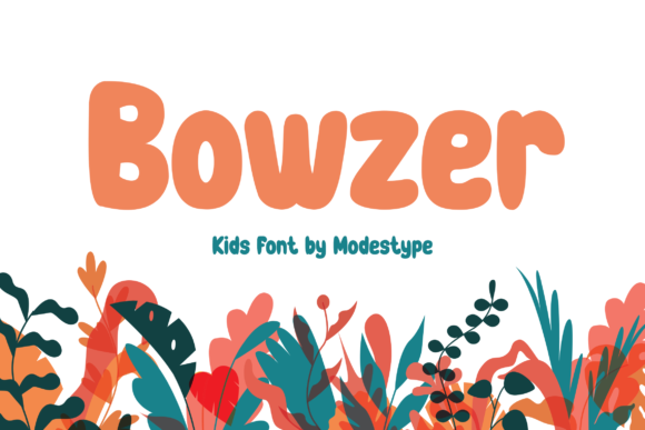 Bowzer: A Fun Display Font for Engaging Web Design