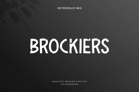 Brockiers: The Playful Typeface That Transforms Small Business Branding