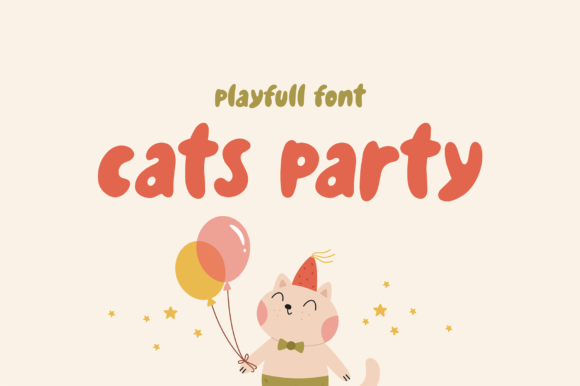 Cats Party: The Perfect Creative Font for Fun Branding