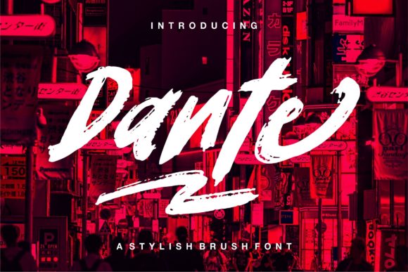 Dante Font: A Bold Display Typeface for Modern Design