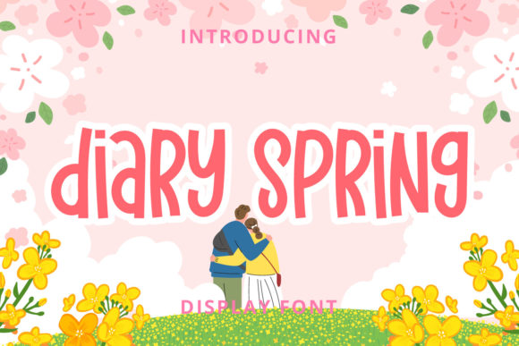 Diary Spring: A Playful Display Font for Creative Projects