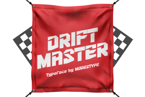 Drift Master: A Futuristic Display Font for Bold Branding
