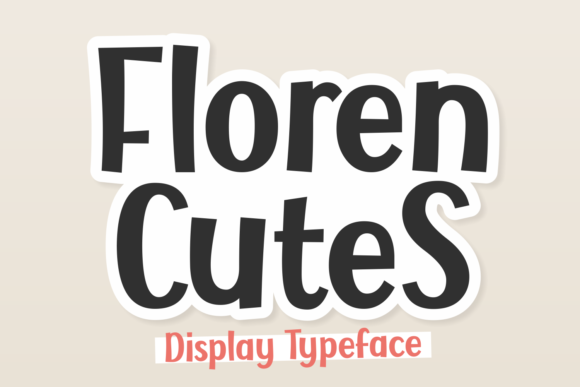 Floren Cutes: A Modern Display Font for Editorial Elegance