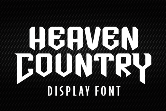Heaven Country Display Font for Modern Web Design