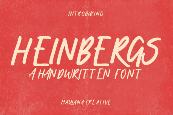 Heinbergs Display Font for Bold Branding and Social Media Impact