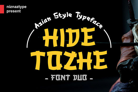 Hide Tozhe: The Chinese Inspired Display Font for Bold Campaigns
