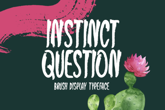 Instinct Question: A Premium Display Font for Modern Campaigns