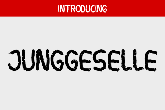 Junggeselle: A Bold Display Font for Authentic Branding