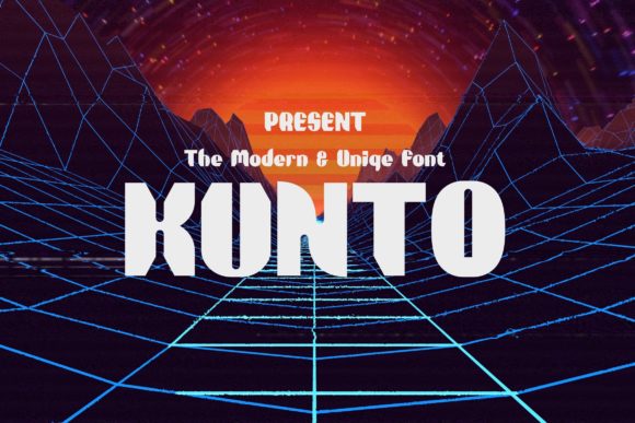 Kunto: A Modern Display Typeface for Editorial Design