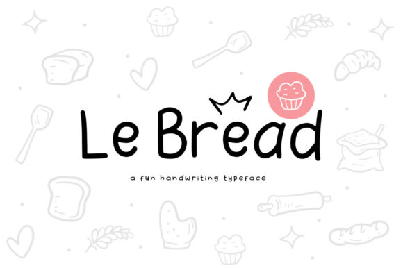 Le Bread: A Playful Display Font for Creative Projects