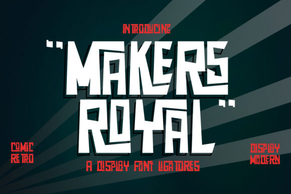 Makers Royal Display Font for Bold Visual Impact