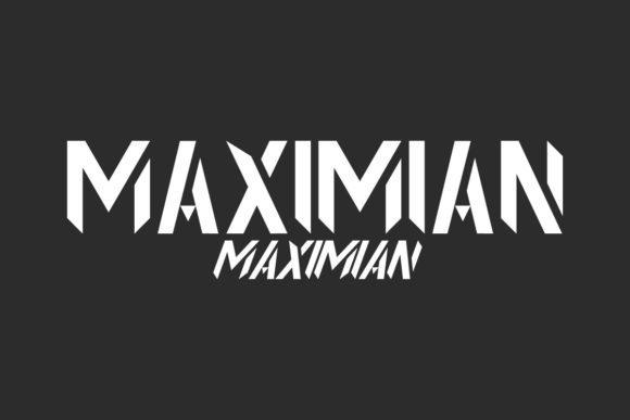 Maximian: A Bold Display Font for Modern Editorial Design