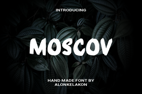 Moscov Bold Display Font for Handmade Creators