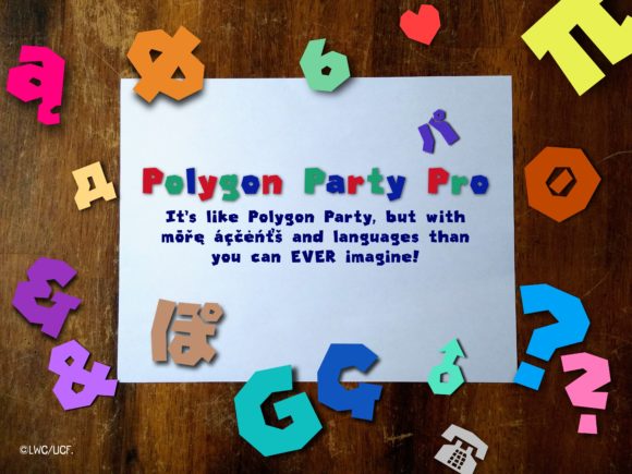 Polygon Party Font for Bold Web Typography