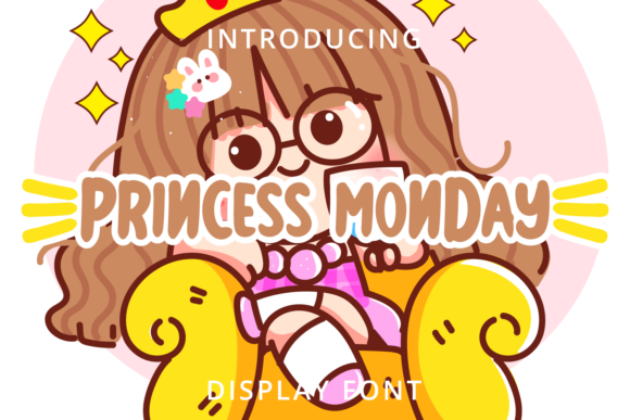 Princess Monday: A Playful Display Font for Creative Makers