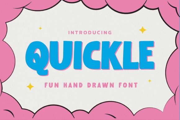 Quickle: A Bold Display Font for Modern Editorial Design