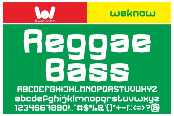 Reggae Bass: A Font That Elevates Branding with Style