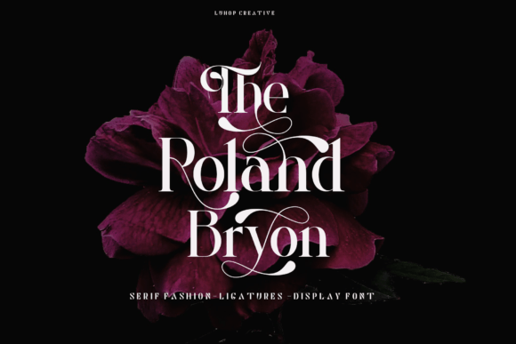 Roland Bryon: The Minimal Serif Typeface for Elegant Branding