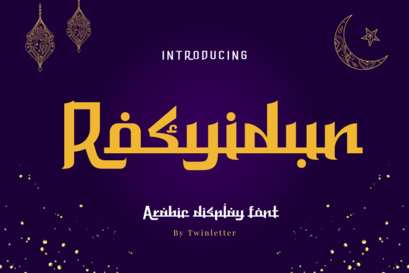 Rosyidun: The Geometric Arabic Display Font for Editorial Design