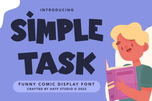Simple Task: A Handwritten Display Font for Editorial Design