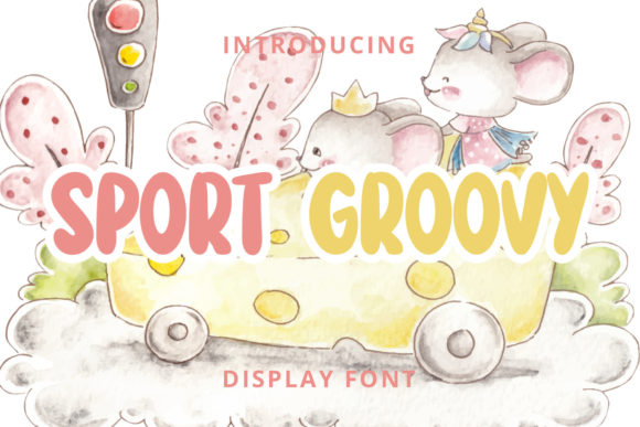 Sport Groovy: A Groovy Display Font for Web Design