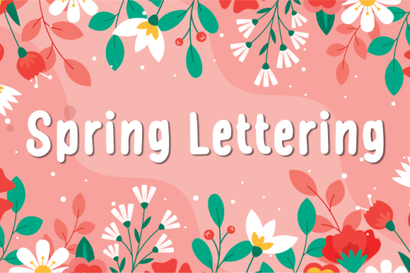 Spring Lettering: The Natural Display Typeface for Authentic Brand Identity