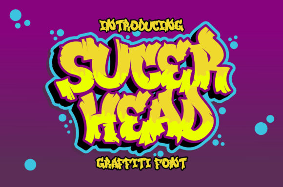 Succer Head: A Graffiti-Style Display Font for Bold Branding