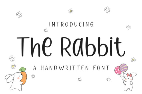 The Rabbit Handwritten Font for Editorial and Display Design