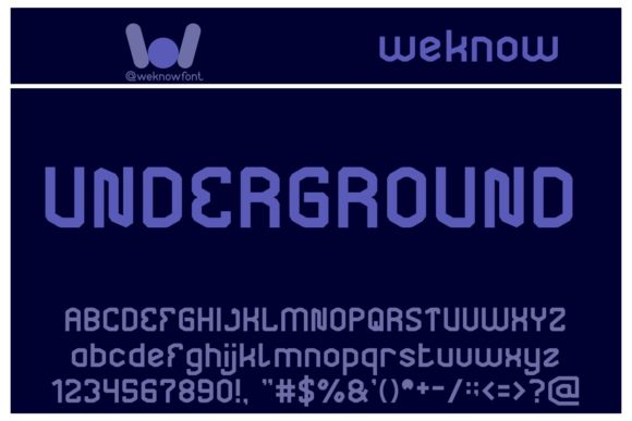 Underground: The Modern Display Font for Bold Editorial Design