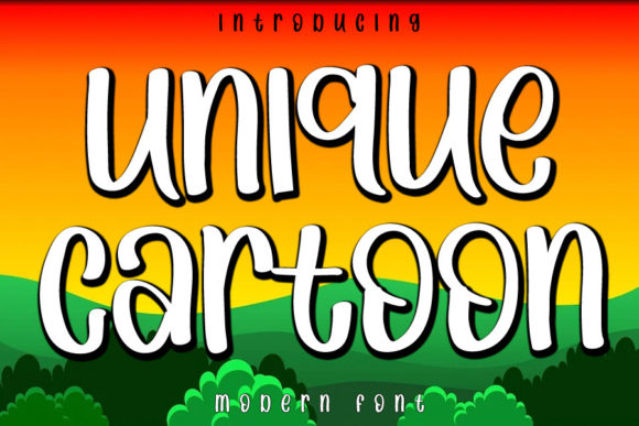 Unique Cartoon Font for Eye-Catching Campaign Designs