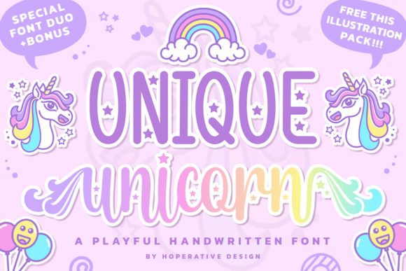 Unique Unicorn: The Perfect Display Font for Handmade Magic