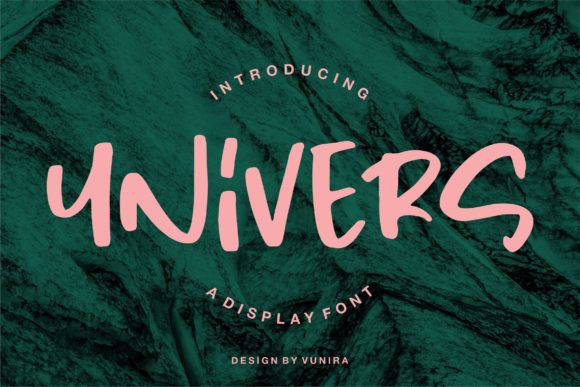 Univers Display Font for Creative Branding and Stationery