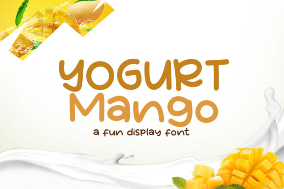 Yogurt Mango: A Playful Display Font for Creative Campaigns